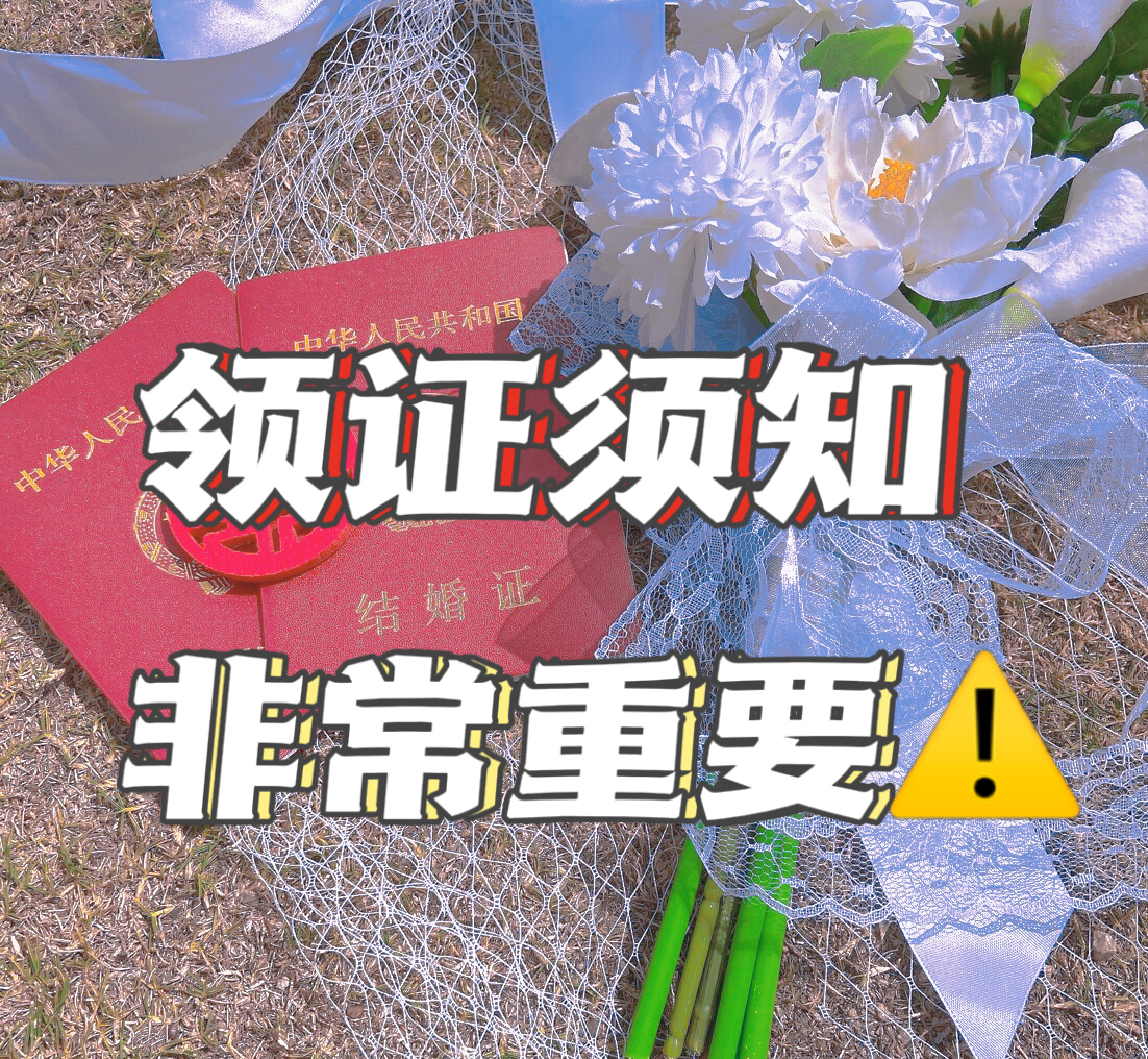 领证前须知！！超详细整理！！ ✨很多姐妹约了热门节日领证结果