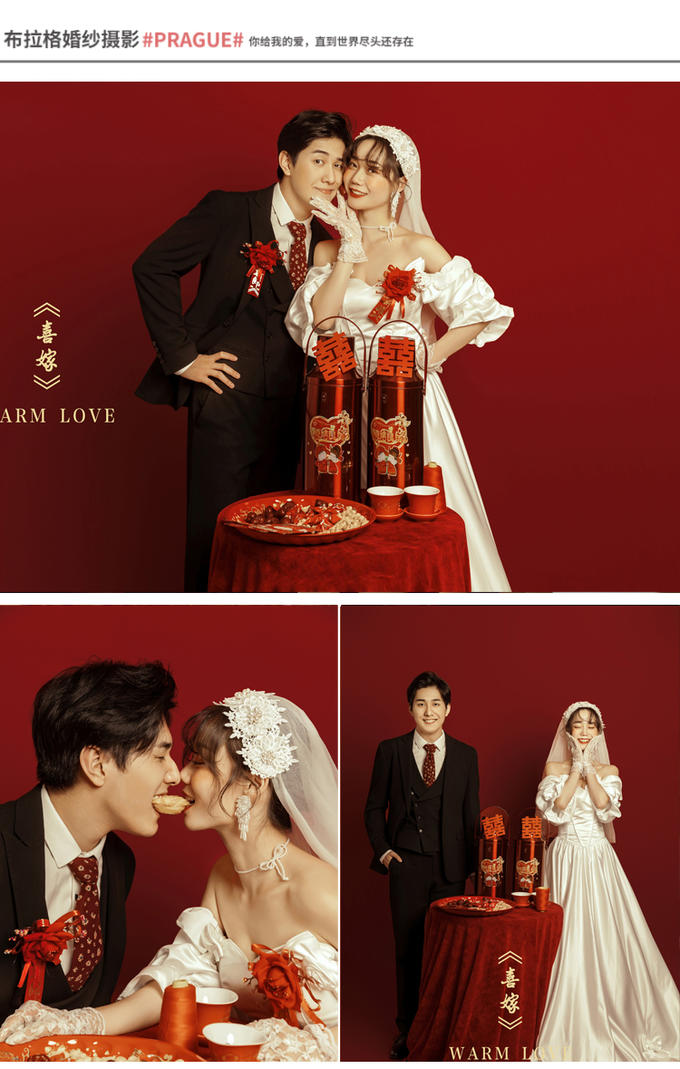 婚纱照+领证拍摄+爱情微电影+10套10服