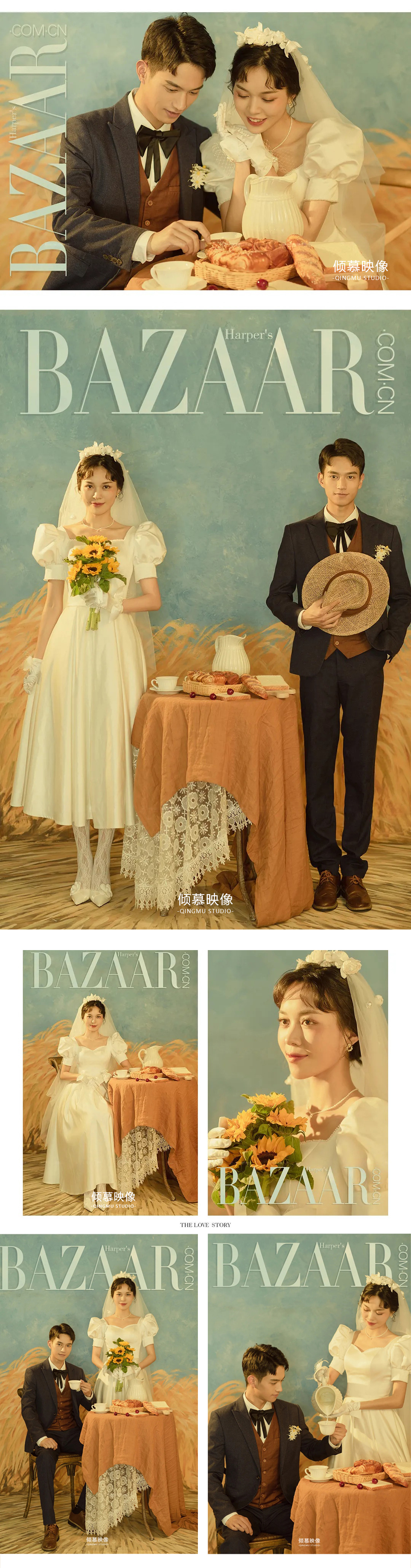 【网络爆款】1对1拍/服装任选/底片全送/婚纱照