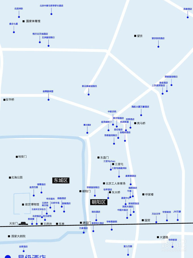 北京婚礼场地｜北京酒店婚礼｜酒店地图