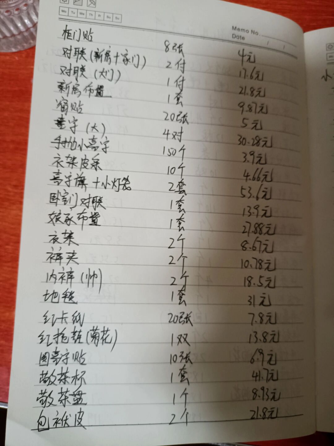 备婚清单 备婚花了大概3000多，算多吗？