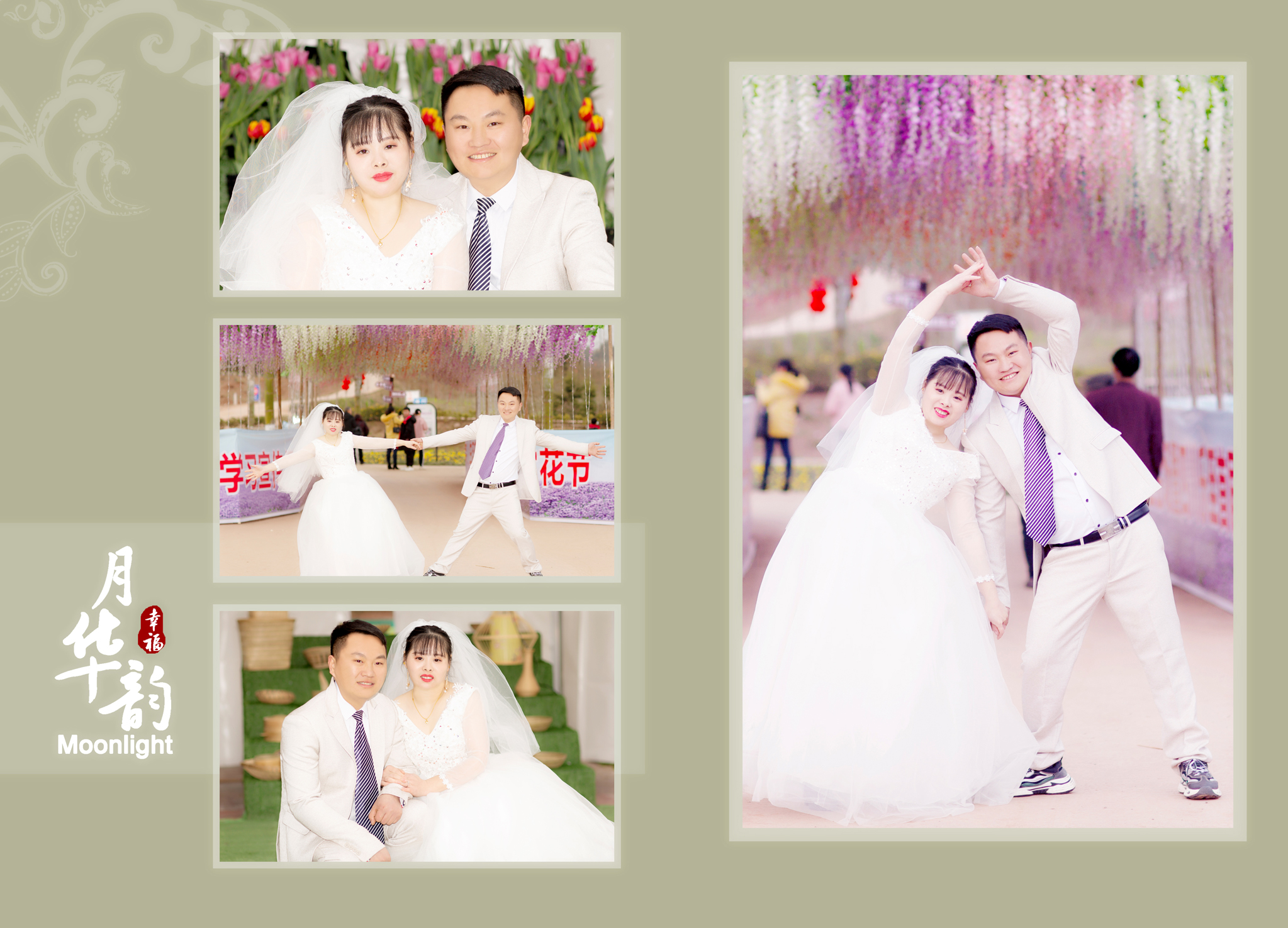 特惠性价比唯美园林风婚纱照
