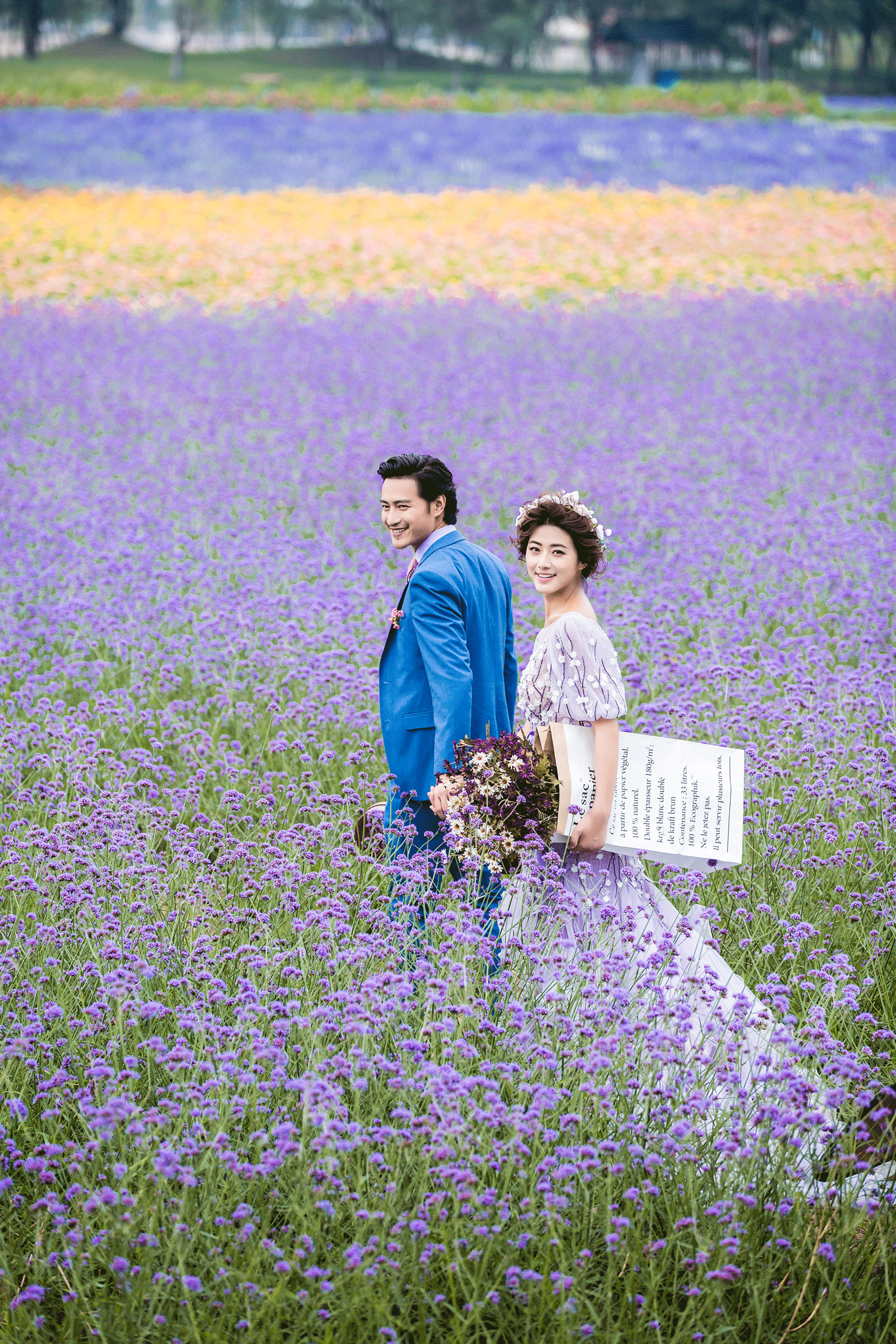 桐梓花海定制拍摄路线内外景+婚纱+新娘妆全包套餐
