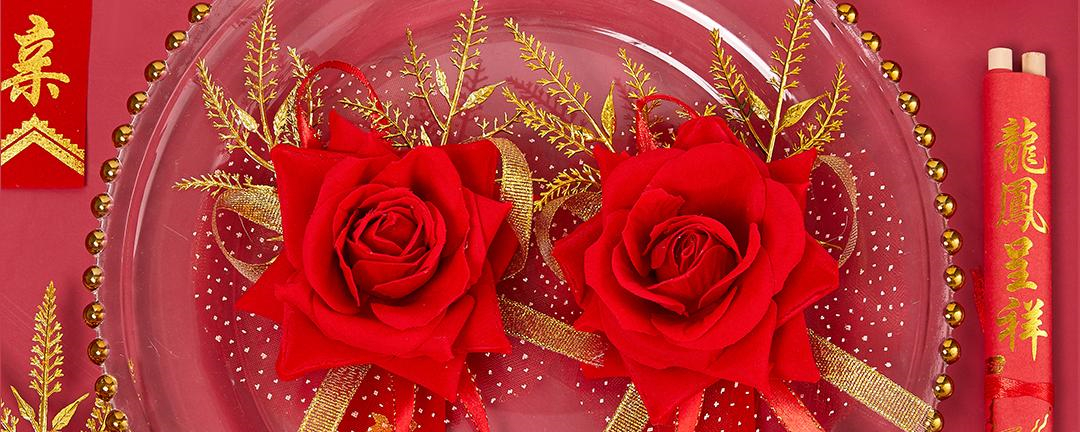 胸花的正确戴法