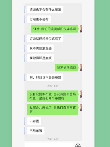 订婚要不要布置，我想但是男朋友就不同意 我很迷茫