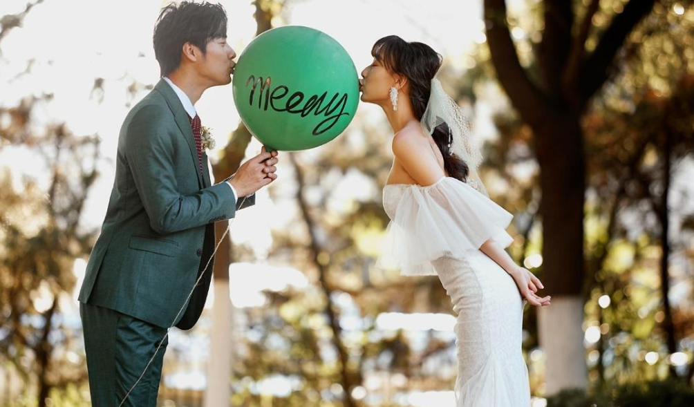 組合婚紗照掛法圖