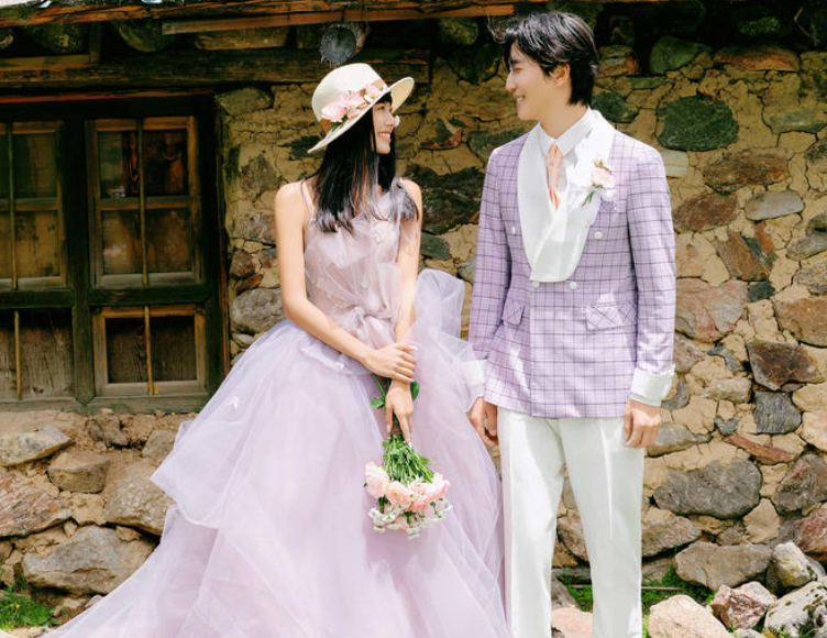 结婚可以穿紫色婚纱吗