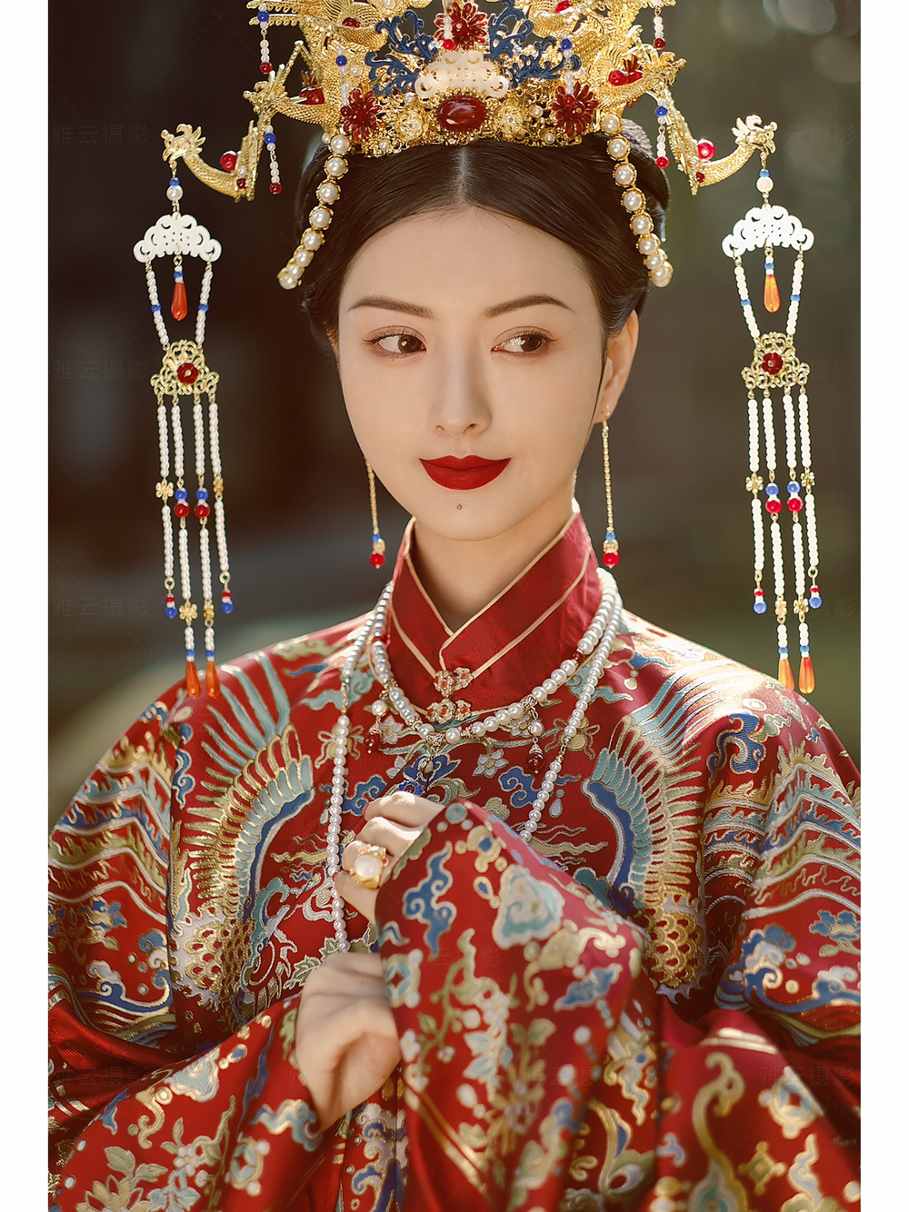 气场全开的明制婚礼造型💥