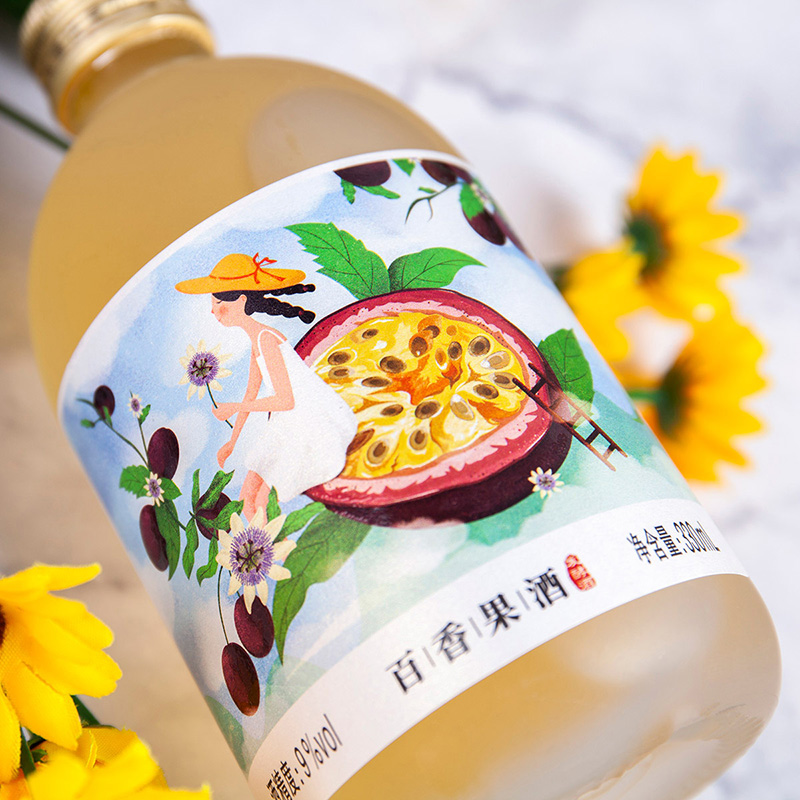 通明山 9度 百香果味 果酒 330mL