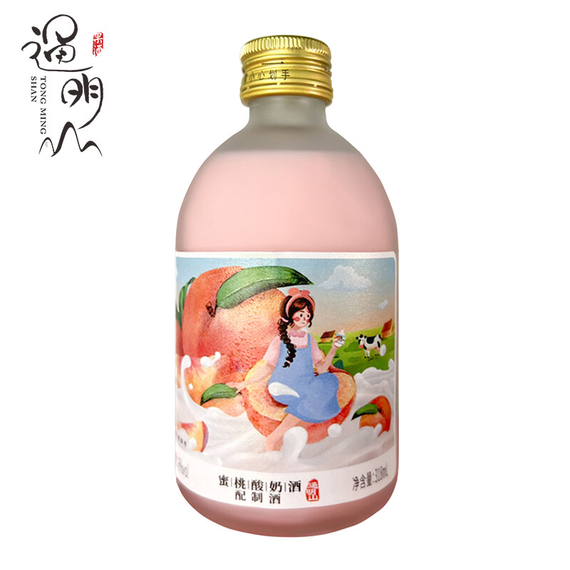 通明山 6度 蜜桃酸奶酒 318ml