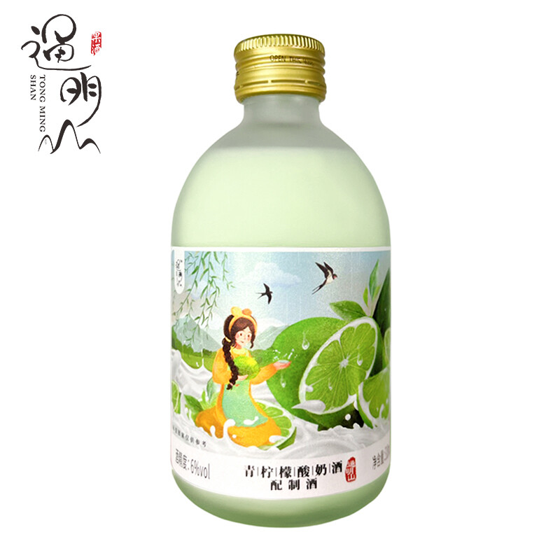 通明山 6度 青柠檬酸奶酒 318ml