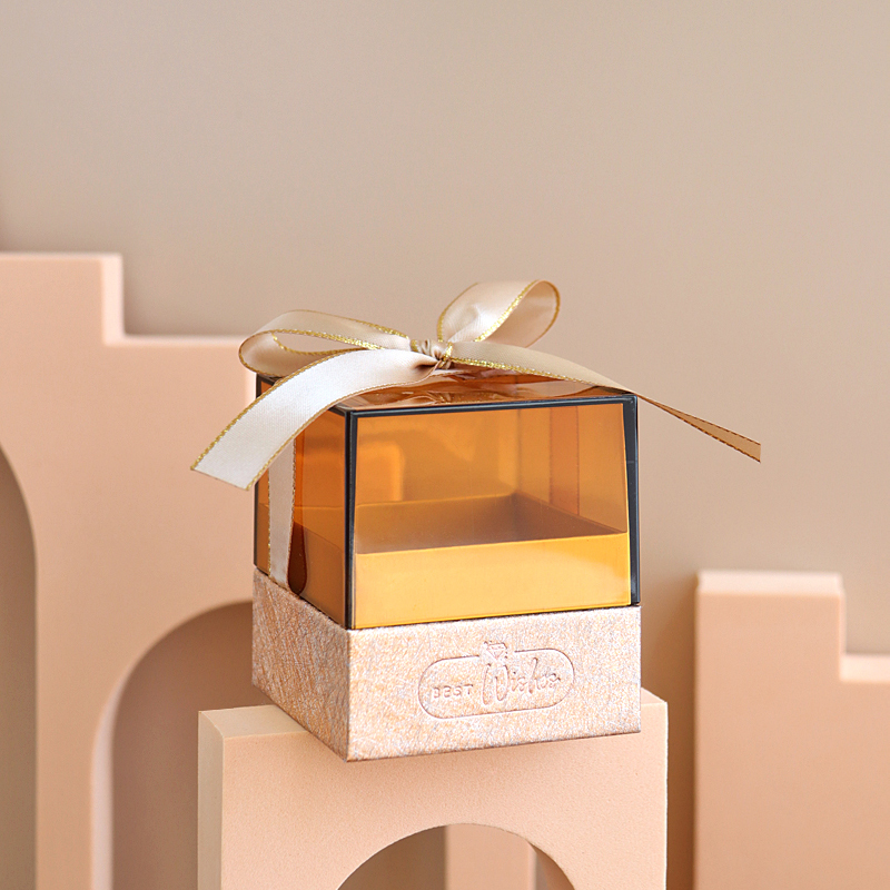 亚克力喜糖盒欧式婚礼半透明伴手礼盒结婚糖果盒子