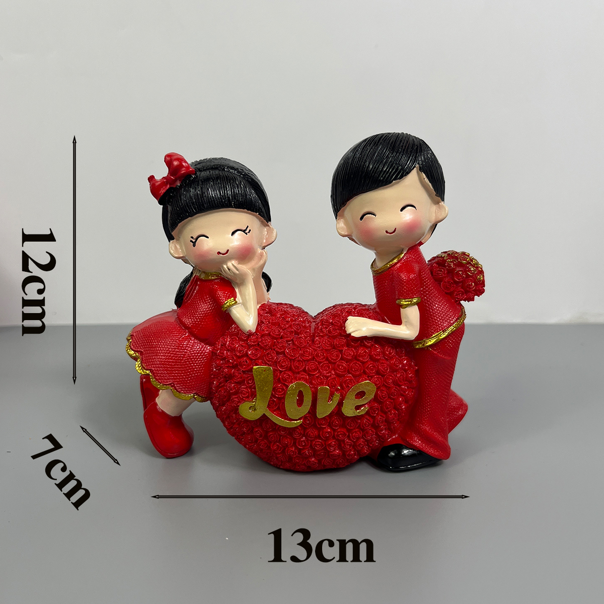 包郵【LOVE趴心】訂婚創(chuàng)意情侶love擺件樹脂新婚房間裝飾結(jié)婚禮物送新娘家居裝飾品擺件