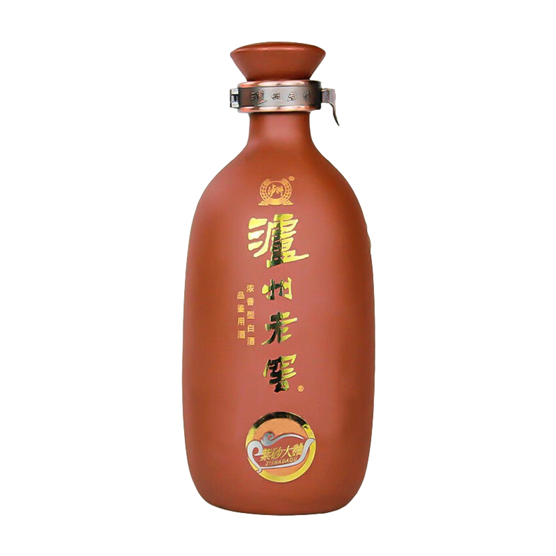 瀘州老窖 紫砂大曲酒紅陶 52度 濃香型白酒 500ml*1瓶 婚慶喜宴結婚送禮