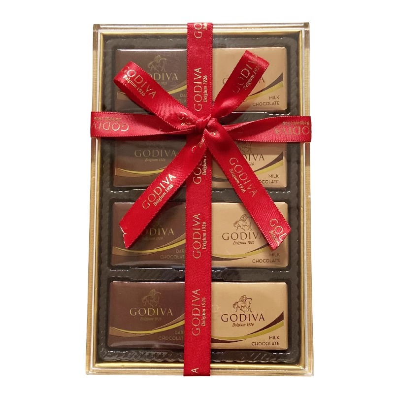 【大牌超低价】GODIVA/歌帝梵巧克力片装2粒4粒8粒结婚喜糖成品含糖果婚庆伴手礼