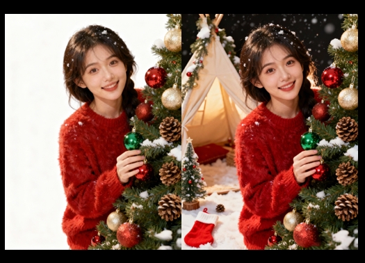 修圣诞照认准魔镜修图