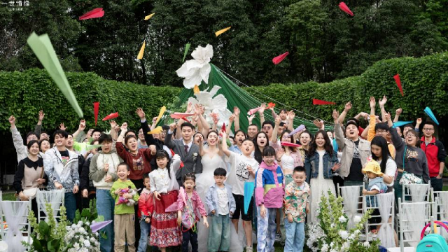 绵阳户外婚礼温馨自然