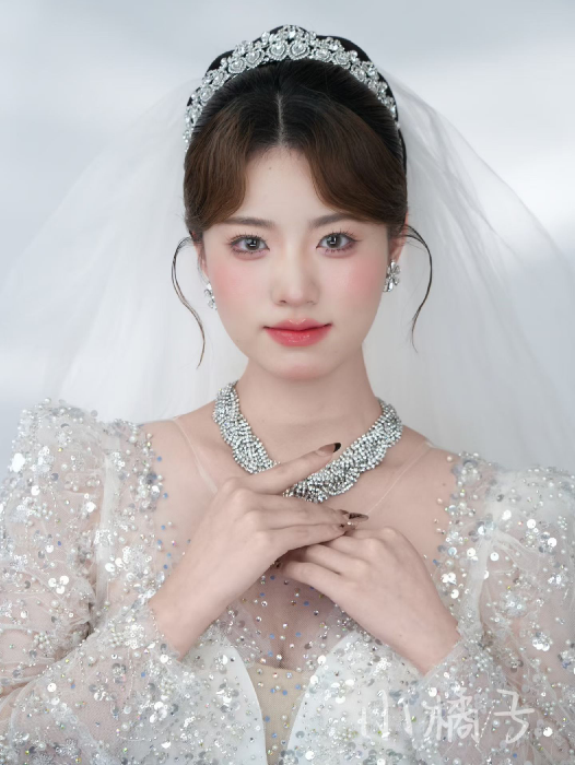 婚礼当天主纱造型